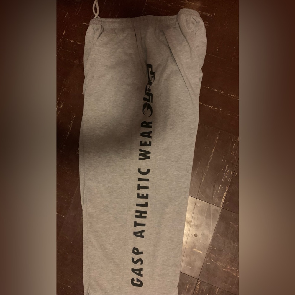 GASP open bottom loose fit sweatpants
